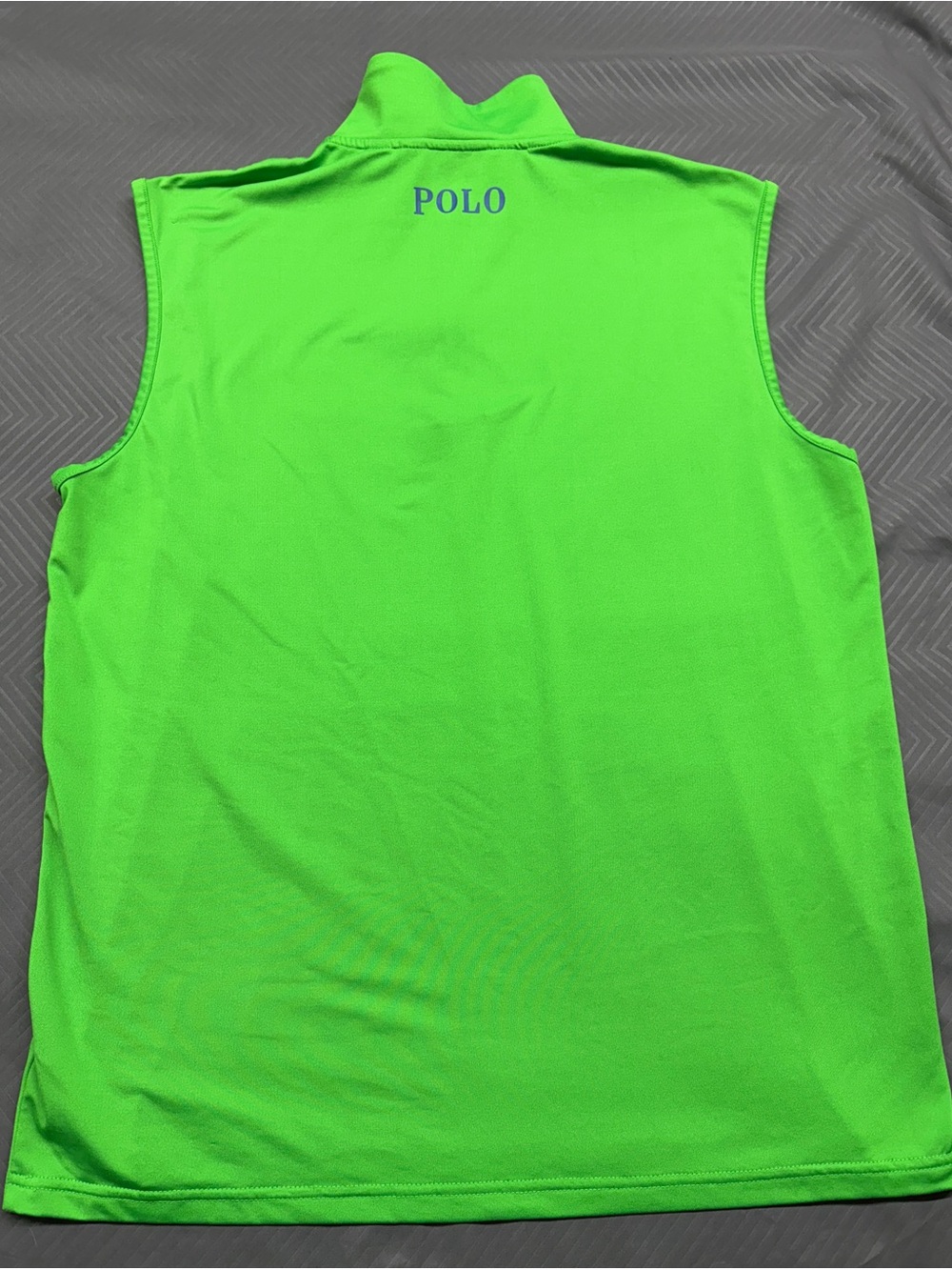 Polo Golf Ralph Lauren Performance 1/4 Zip Vest Green Stretch Harbour Town M - Picture 4 of 10